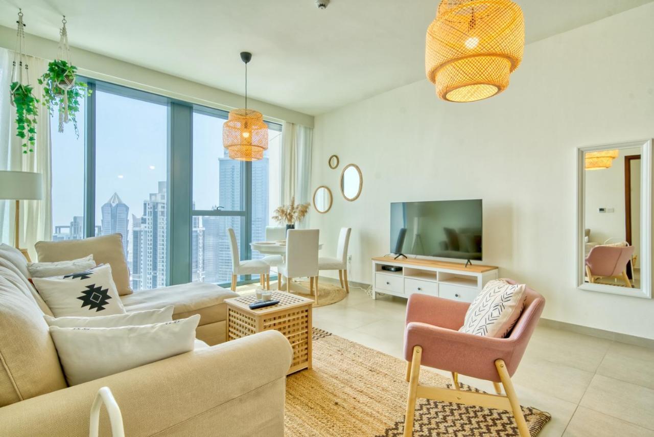 Ferienwohnung Boho-Chic Cosy 1Br, Minutes To Burj Khalifa Dubai Exterior foto