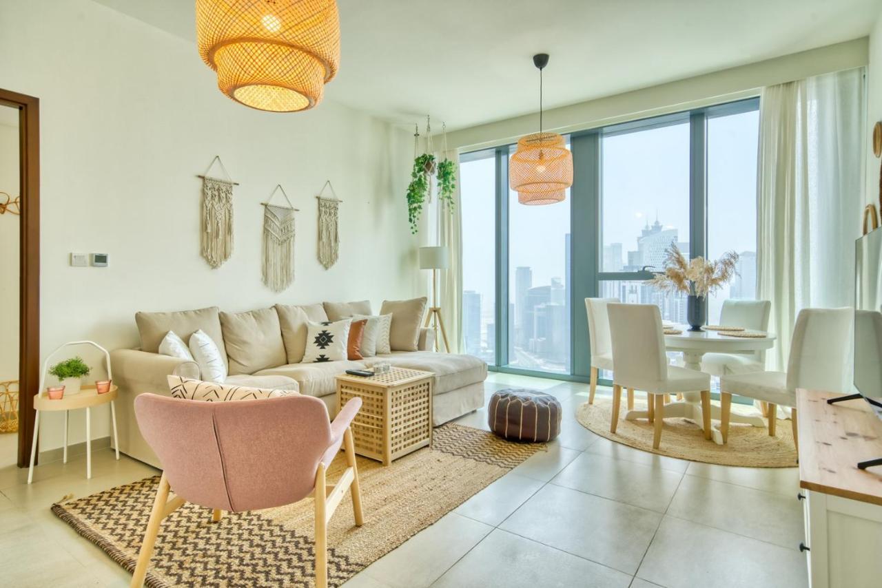 Ferienwohnung Boho-Chic Cosy 1Br, Minutes To Burj Khalifa Dubai Exterior foto